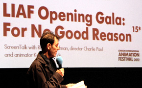 LIAF Director Nag performs his annual introductory LIAF blurb