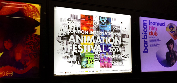 LIAF, 2014, poster, London International Animation Festival, Barbican