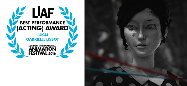 LIAF, London International Animation Festival, Best Performance (Acting) Award, Jukai, Gabrielle Lissot