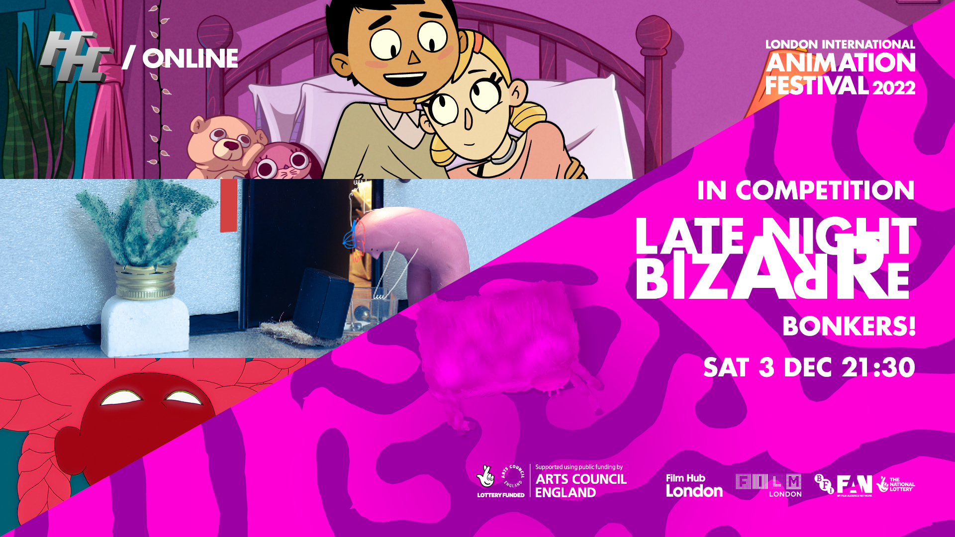 LIAF, London International Animation Festival, Late Night Bizarre