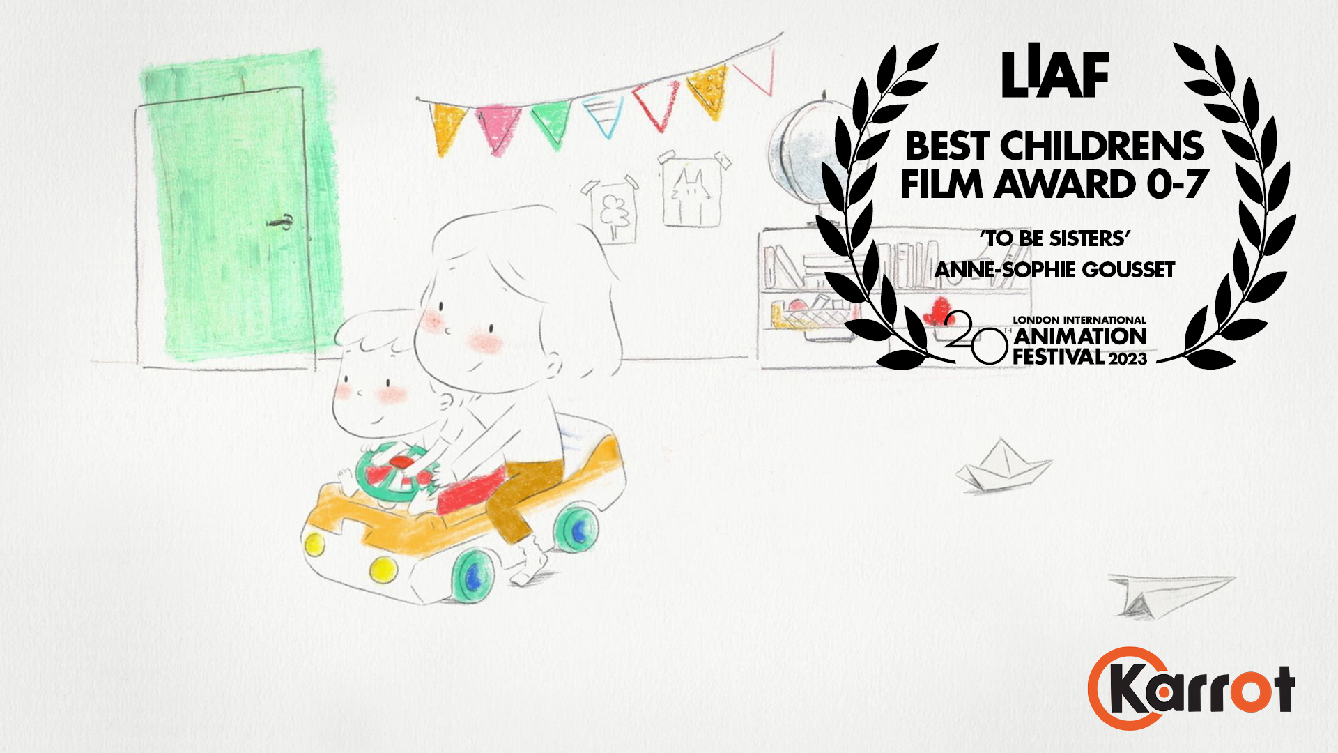 LIAF, London International Animation Festival, Best Childrens Film Award 0-7 year-olds, To Be Sisters, Anne-Sophie Gousset