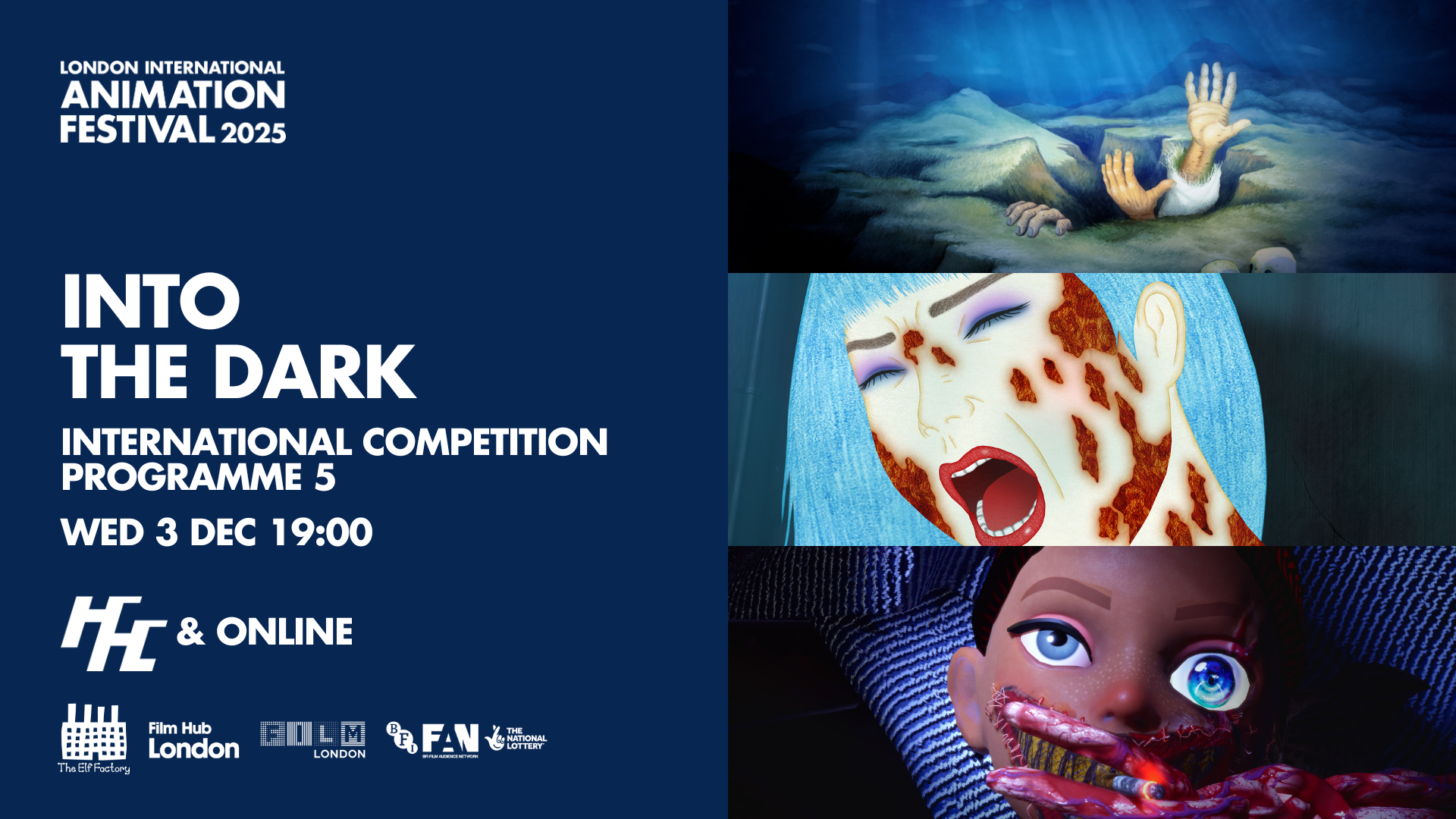 LIAF 2025, London International Animation Festival, Into the Dark