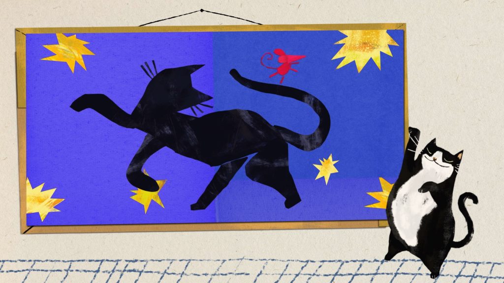 Mildred the Gallery Cat, Jono Ganz, LIAF, London International Animation Festival