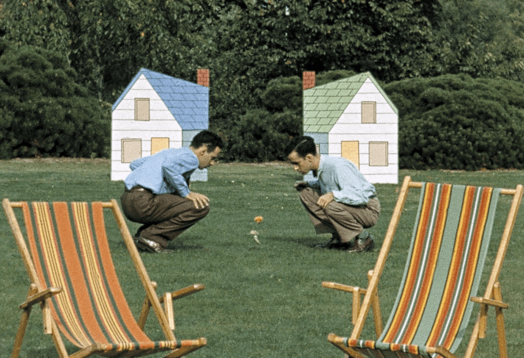 Neighbours, Norman McLaren, LIAF, London International Animation Festival