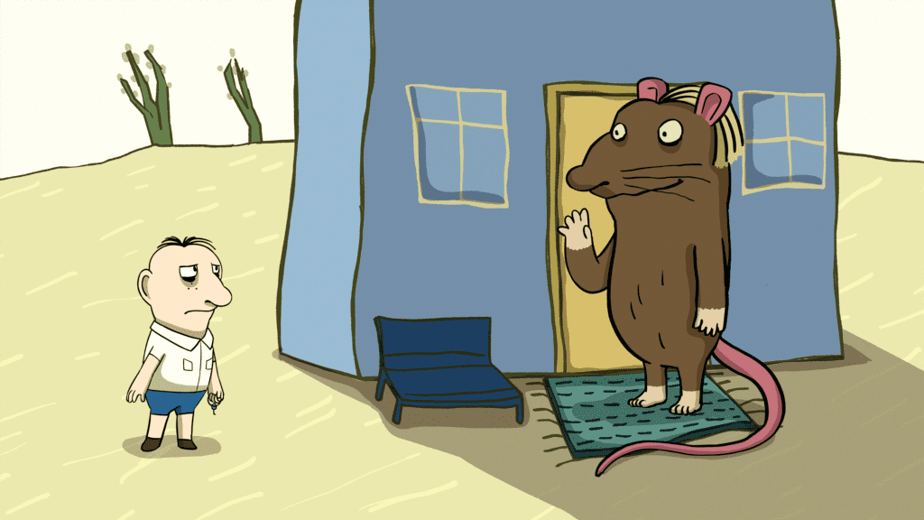 On the Mat Outside My Door, Antje Heyn, LIAF, London International Animation Festival