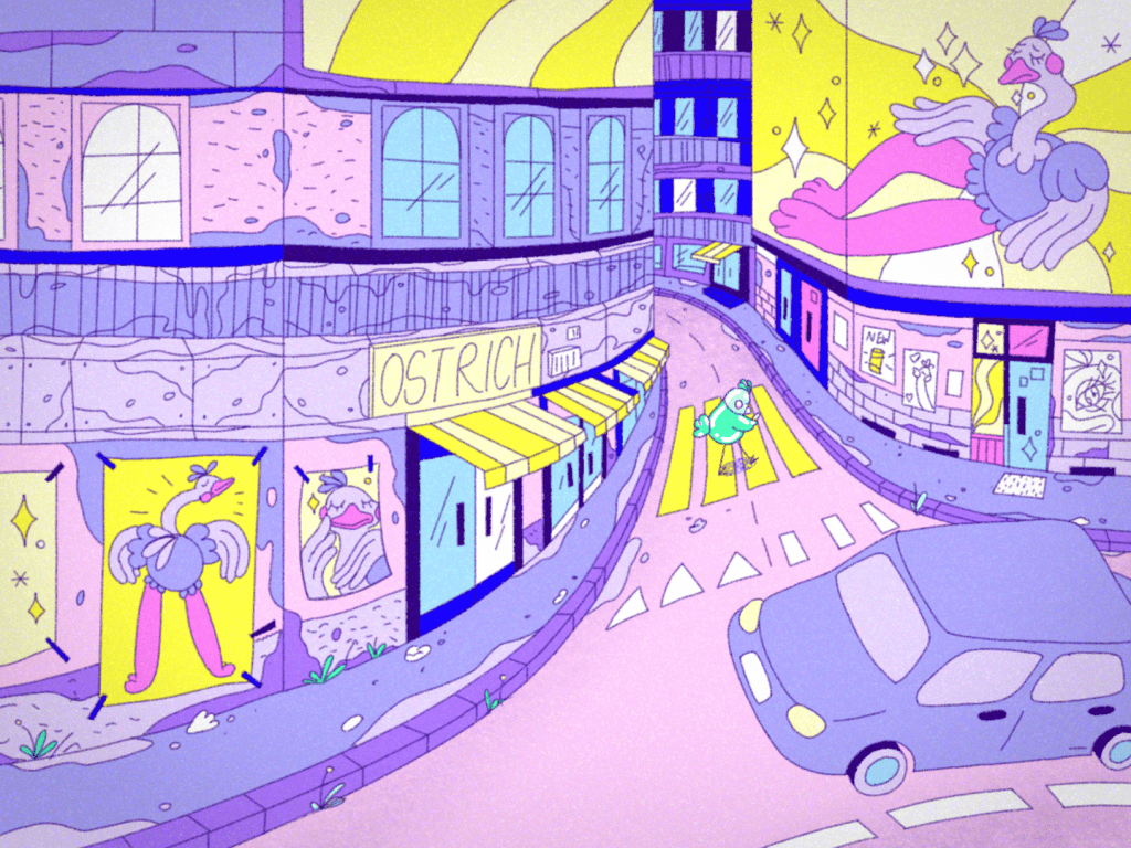 Ostrich, Marie Kenov, LIAF, London International Animation Festival