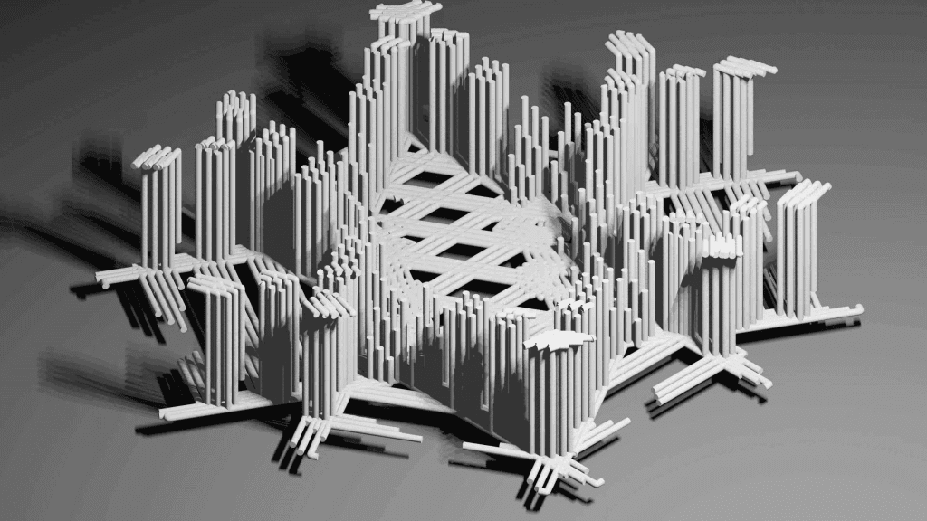 Simple Random Walks, Larry Cuba, LIAF, London International Animation Festival