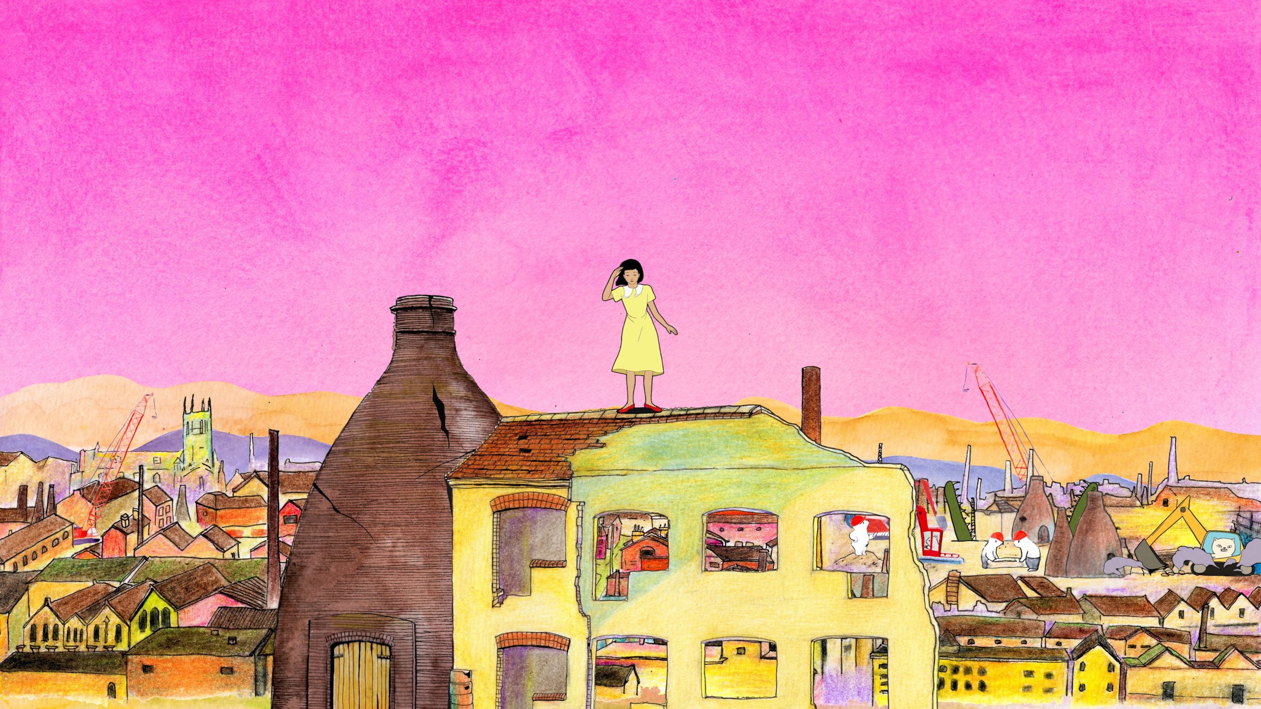 Statue in the Garden, Qianhui Yu, Emma Calder, LIAF, London International Animation Festival