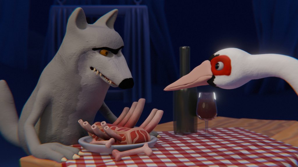 The Wolf and the Crane, Peter Javidpour, LIAF, London International Animation Festival