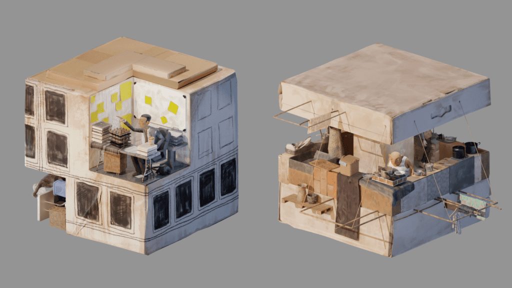 Urban Duo, Hongyu Yue, LIAF, London International Animation Festival