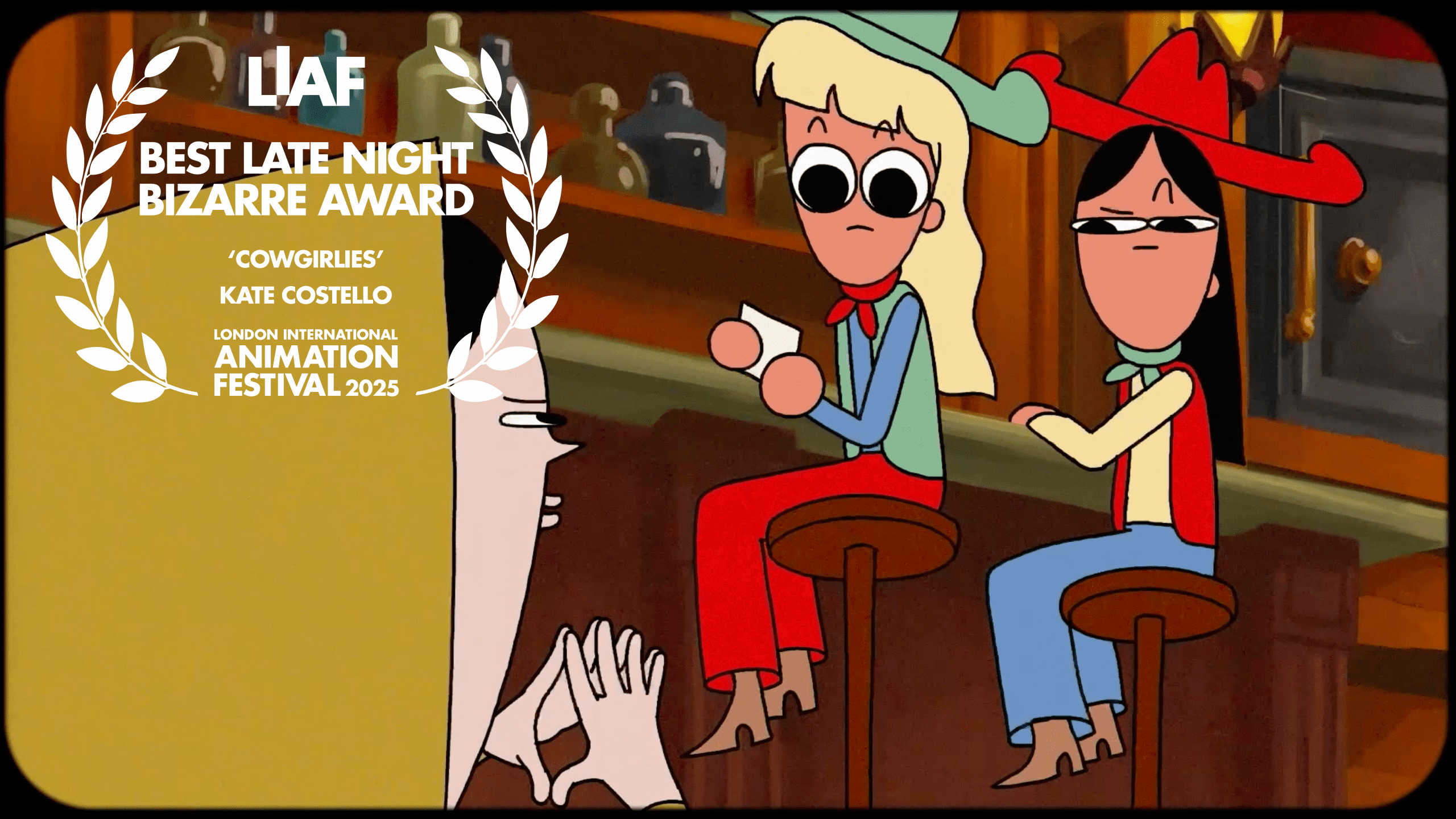 LIAF, London International Animation Festival, Cowgirlies, Kate Costello